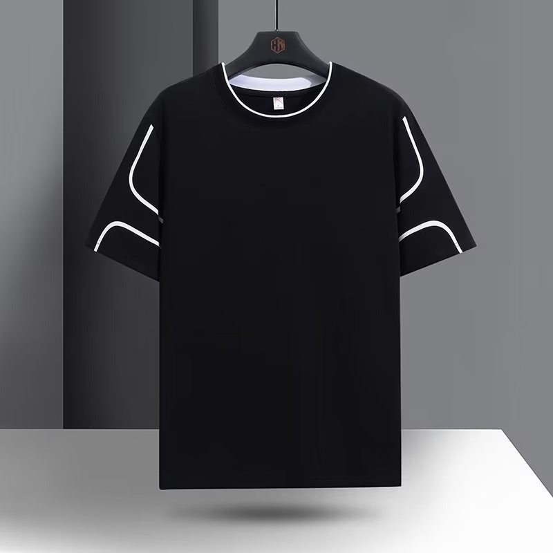 Áo Thun Tay Ngắn Cổ Tròn Dáng Rộng In Họa Tiết Graffiti Phong Cách Đường Phố Hip Hop Thời Trang Mùa Hè Cho Nam M-5XL