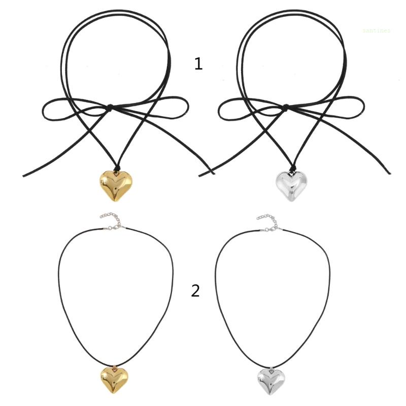 Vòng cổ Mặt Hình Trái Tim Thời Trang Mùa Hè Dành Cho Nữ