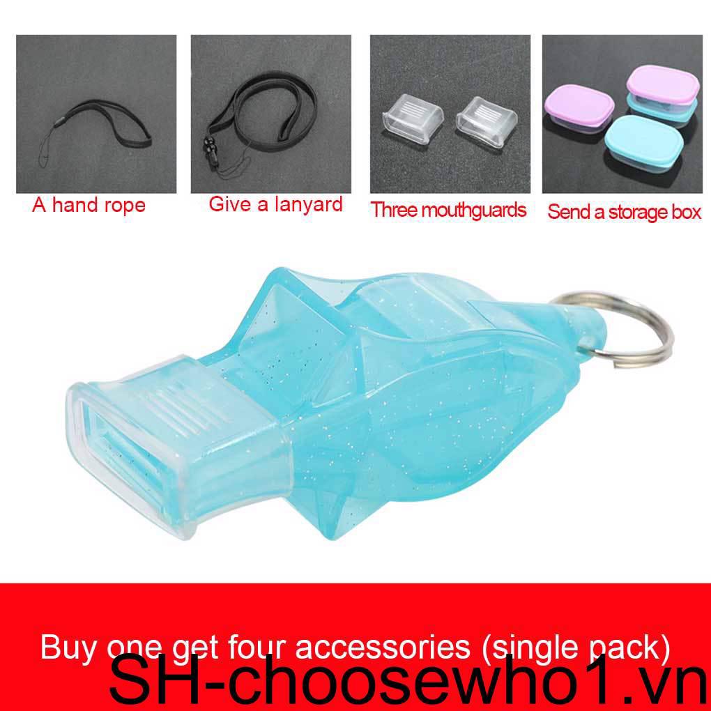 (runbu) Còi Trọng Tài Nhỏ Gọn Nhiều Màu Sắc Kèm Dây Buộc Thiết Bị Thể Thao Khẩn Cấp