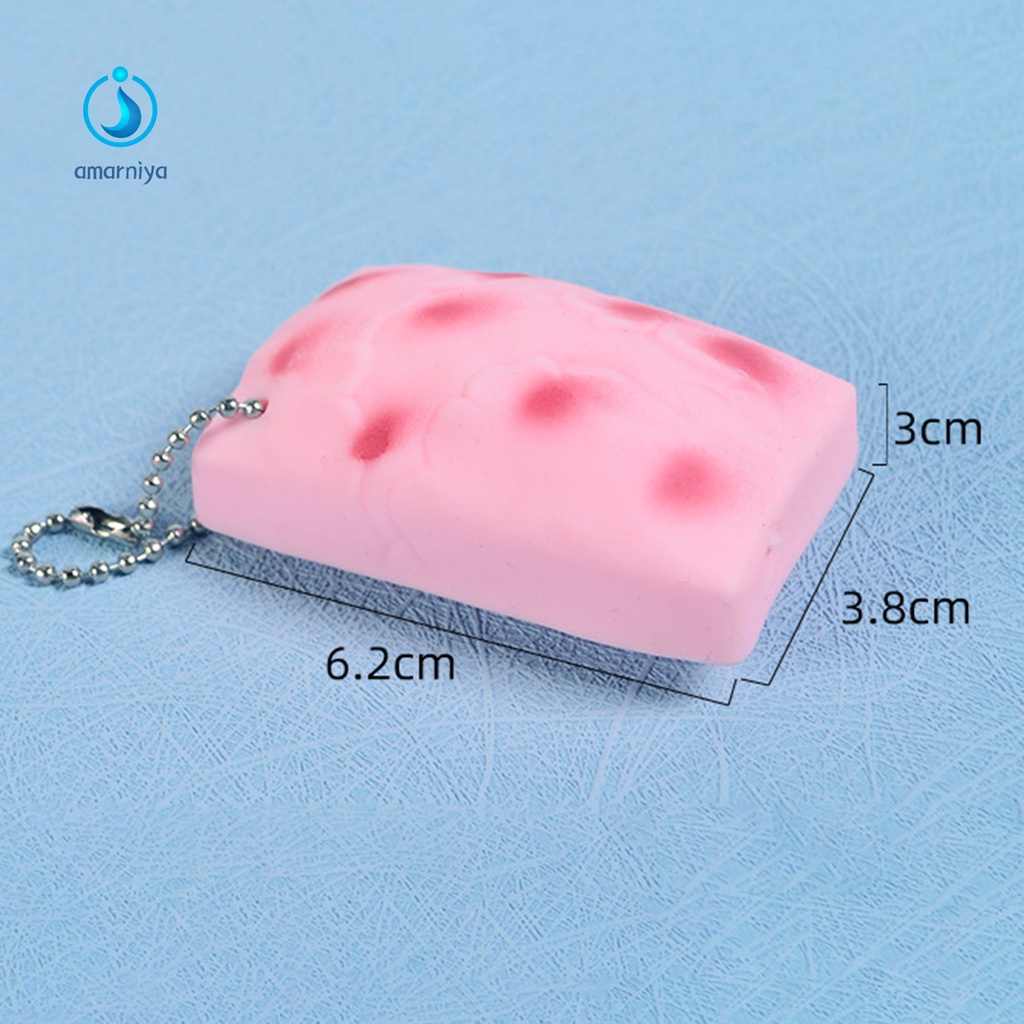 (Shop Amart) Đồ Chơi Bóp Hình Bánh Gạo Làm Từ TPR Mềm Mại Giúp Giải Tỏa Căng Thẳng