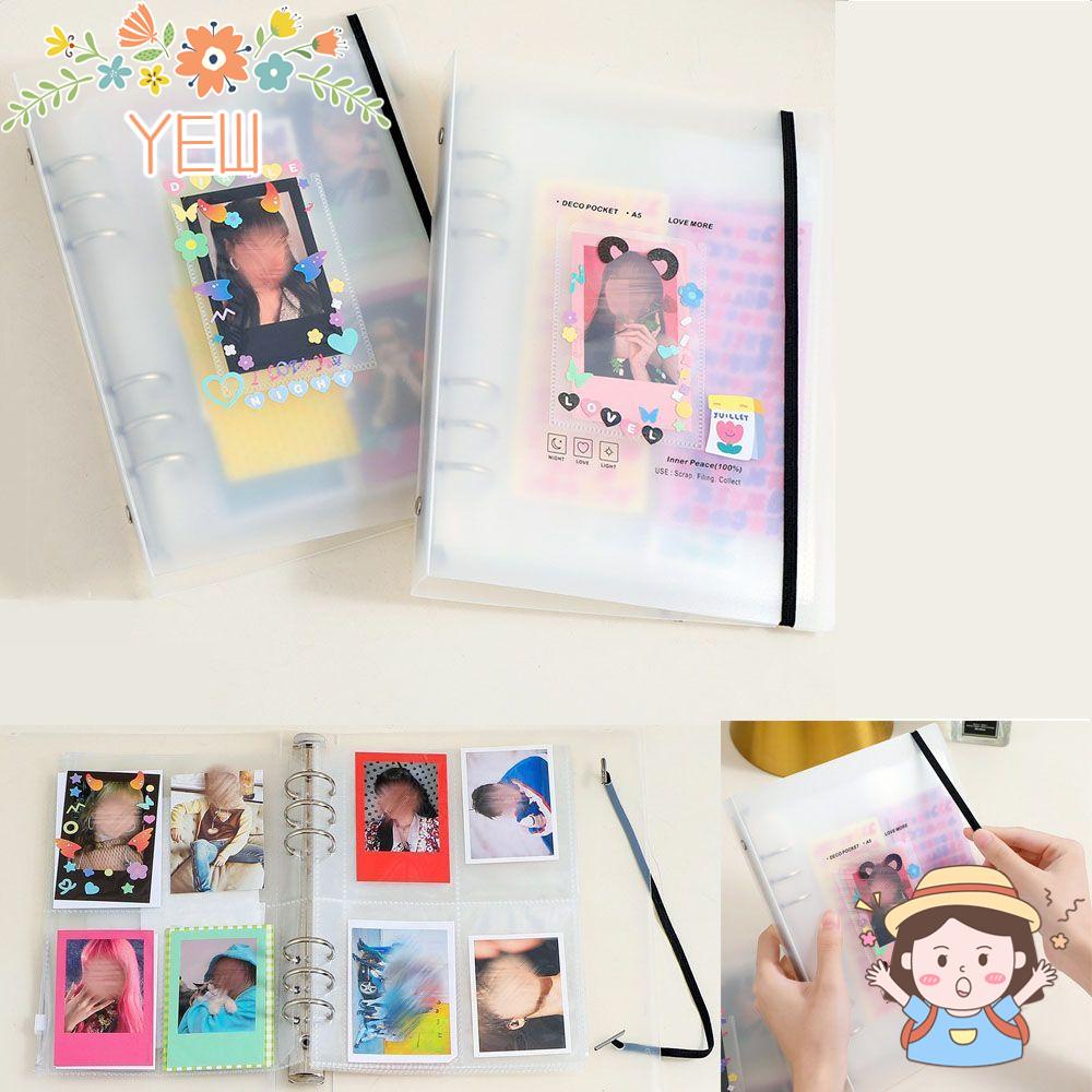 YEW Ví Đựng Thẻ Ảnh Bằng Da Thiết Kế Nhỏ Gọn Tiện Dụng