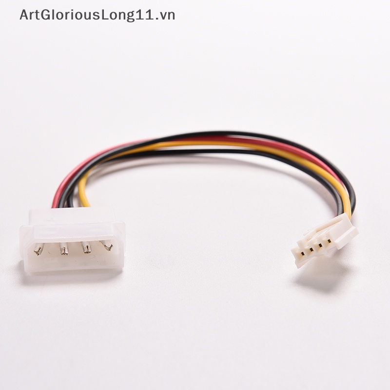 Set 2 Dây Cáp Nối Nguồn 4Pin IDE ATA Cho Ổ Đĩa Mềm Máy Tính