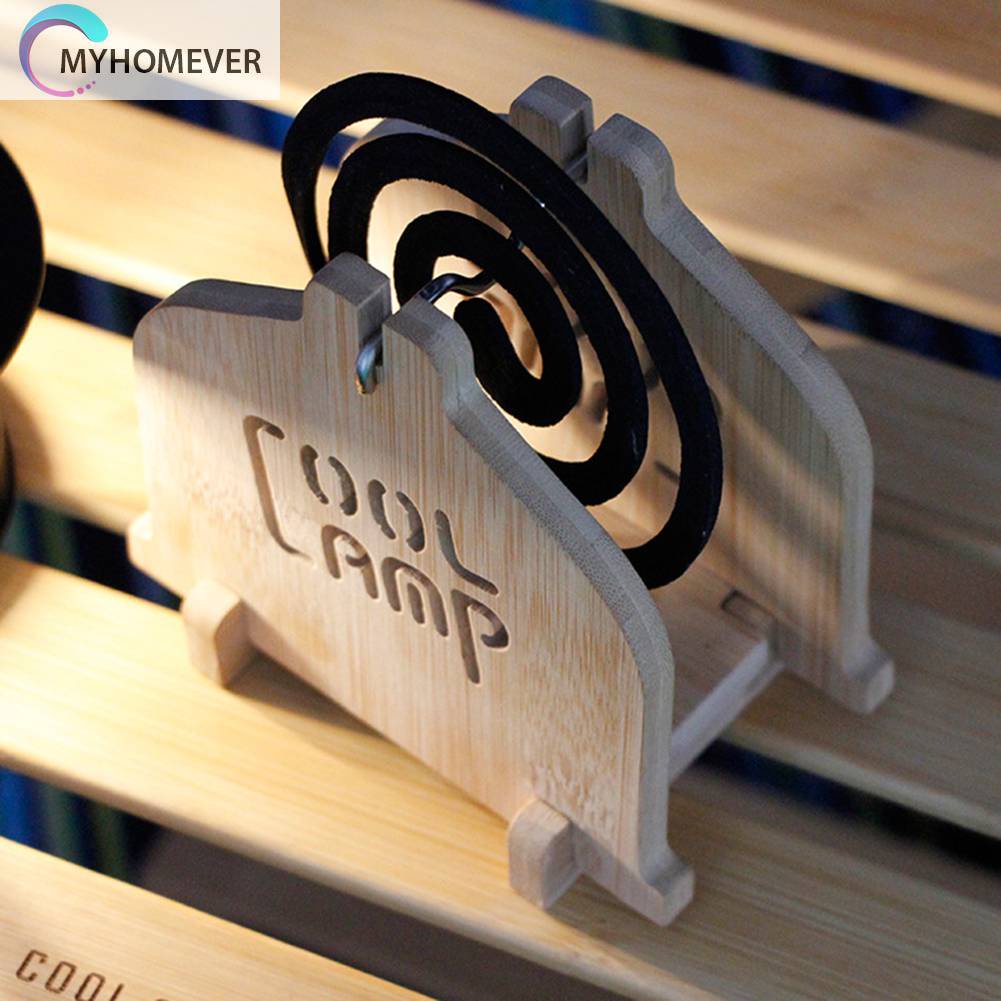 Giá Đỡ Nhang Muỗi Bằng Tre Phong Cách Cổ Điển Tiện Dụng Cho Cắm Trại