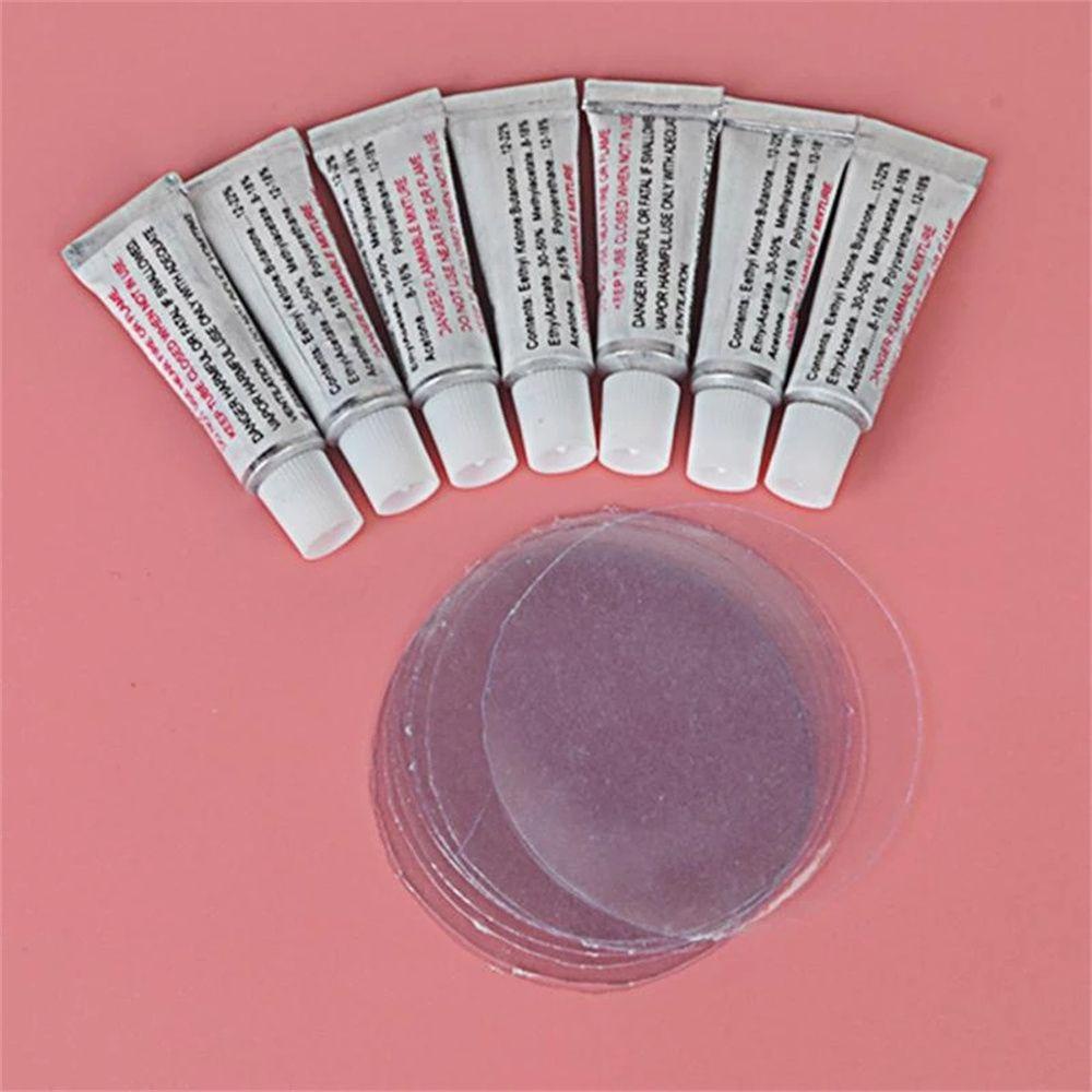 CHOOKEY Set 1 / 5 / 10 Miếng Dán PVC Trong Suốt Cách Nhiệt Dùng Sửa Chữa Bể bơi Bơm Hơi Đồ Chơi Đâm Thủng