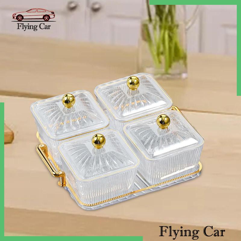 Đĩa Đựng Trái Cây / Gia Vị Với Tay Cầm Đôi Tiện