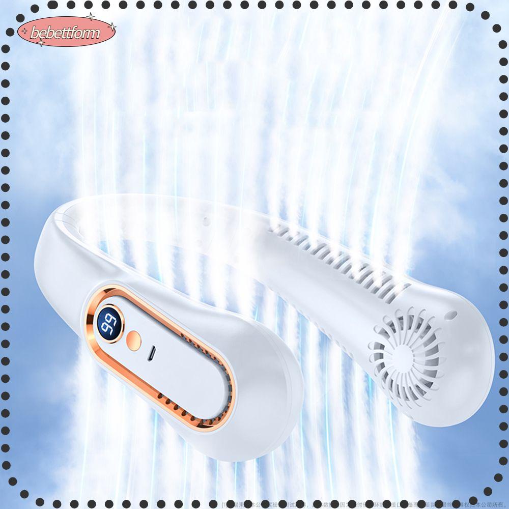BEBETTERM Quạt Đeo Cổ 3800mAh Hiển Thị Kỹ Thuật Số Tiện Lợi