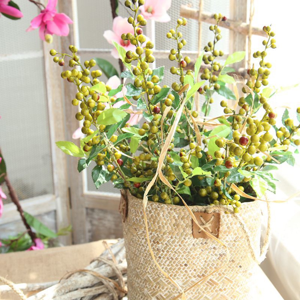 Cành Lá Xanh Nhân Tạo Trang Trí Nhà Cửa / Tiệc Cưới