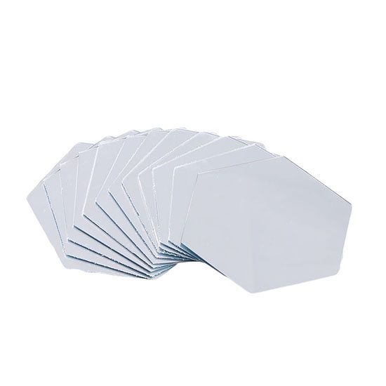 Bộ 12 Miếng Dán Tường Tráng Gương Hình Lục Giác 3D Độc Đáo Thời Trang DIY