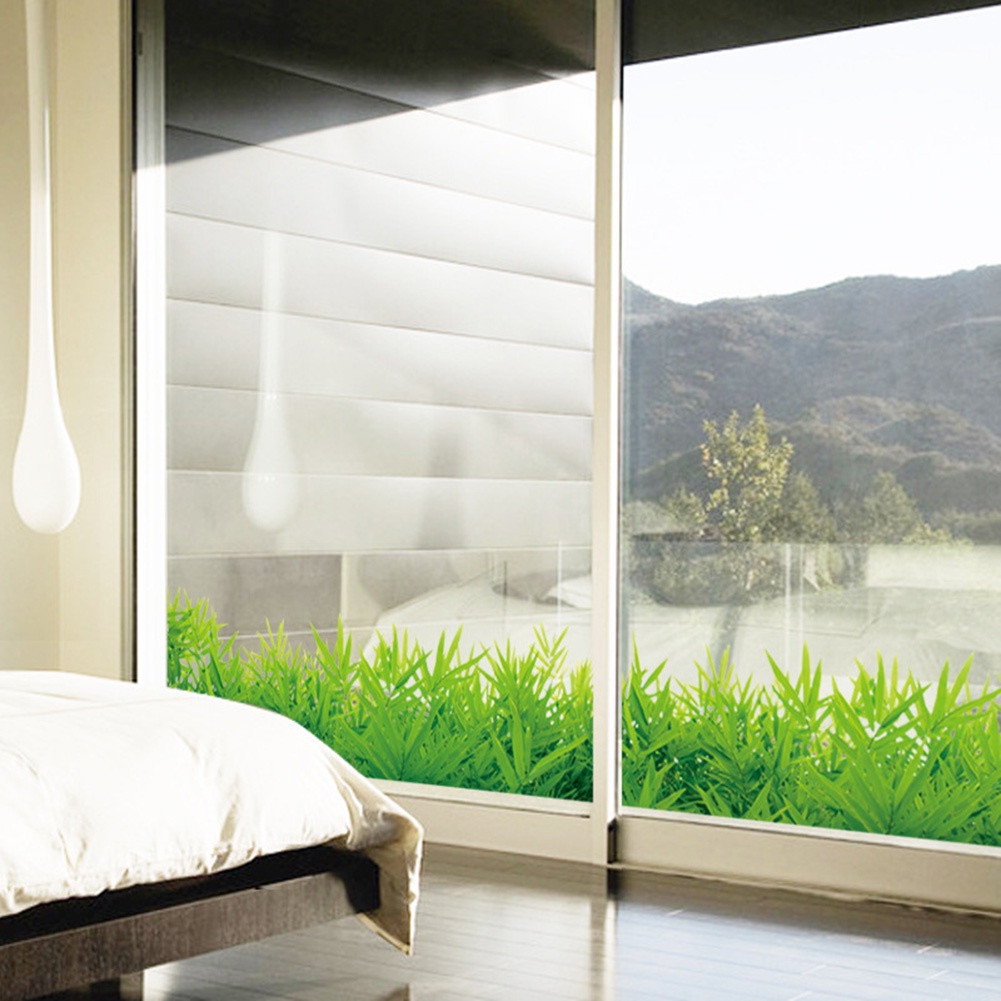 Miếng Dán Tường Bằng PVC Họa Tiết Cỏ Xanh Độc Đáo Trang Trí Nhà Cửa