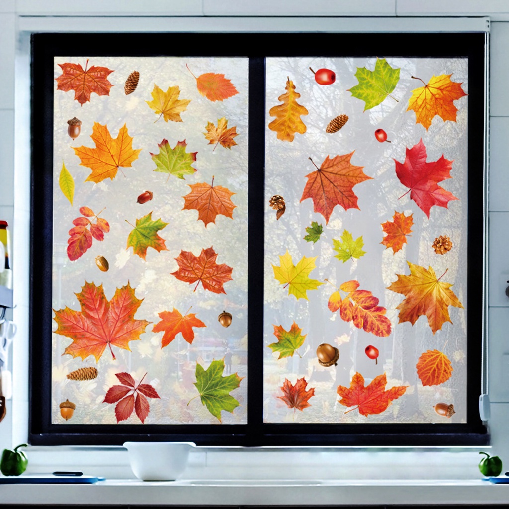 (Bất Ngờ) 6 Miếng Dán Cửa Sổ Chống Tĩnh Điện Có Thể Tái Sử Dụng Cho Phòng Ngủ