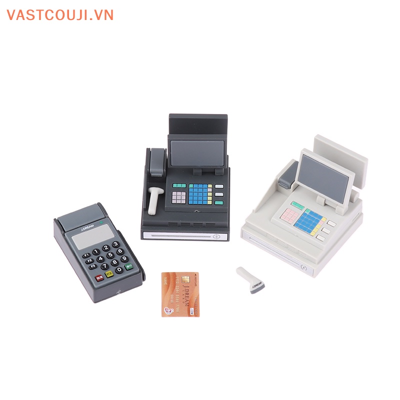 1 Bộ Mô Hình Cửa Hàng Siêu Thị VASTJI Trang Trí Nhà Búp Bê VN