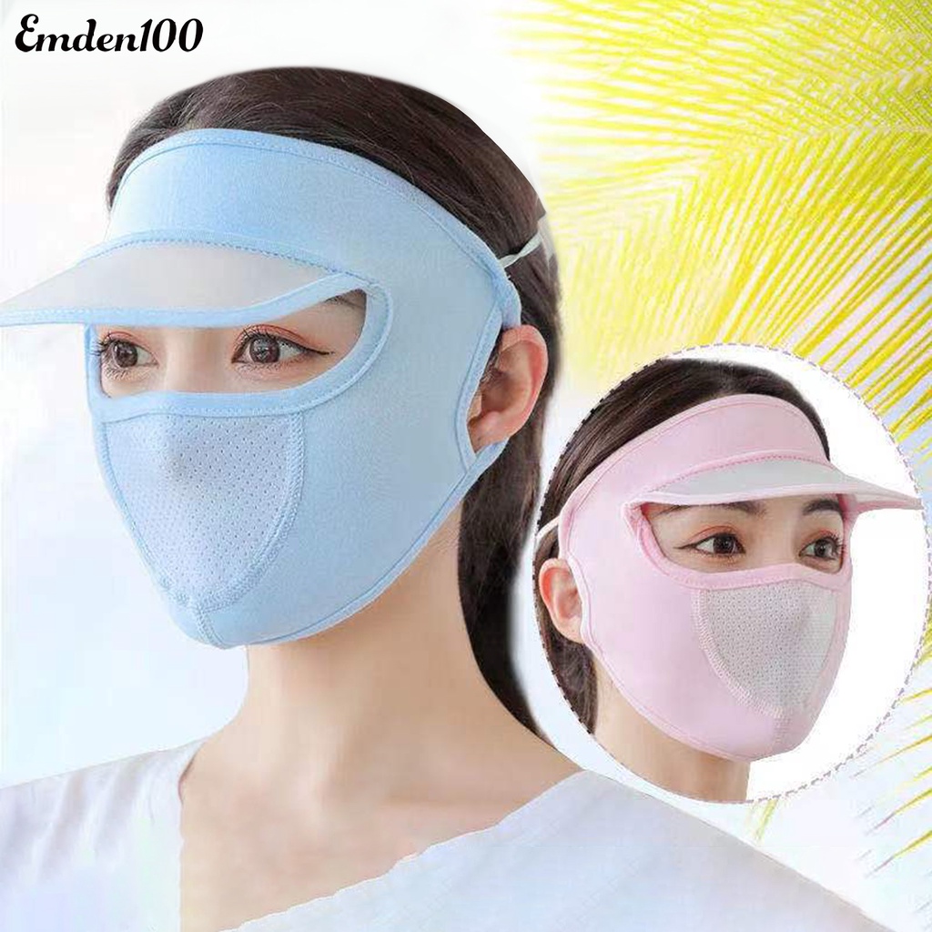 [EMDEN] Mũ Đi Xe Đạp Có Vành Che Mặt Bằng Silicone Thoáng Khí Có Vòng Đeo Tai Cho Hoạt Động Thể Thao Ngoài Trời