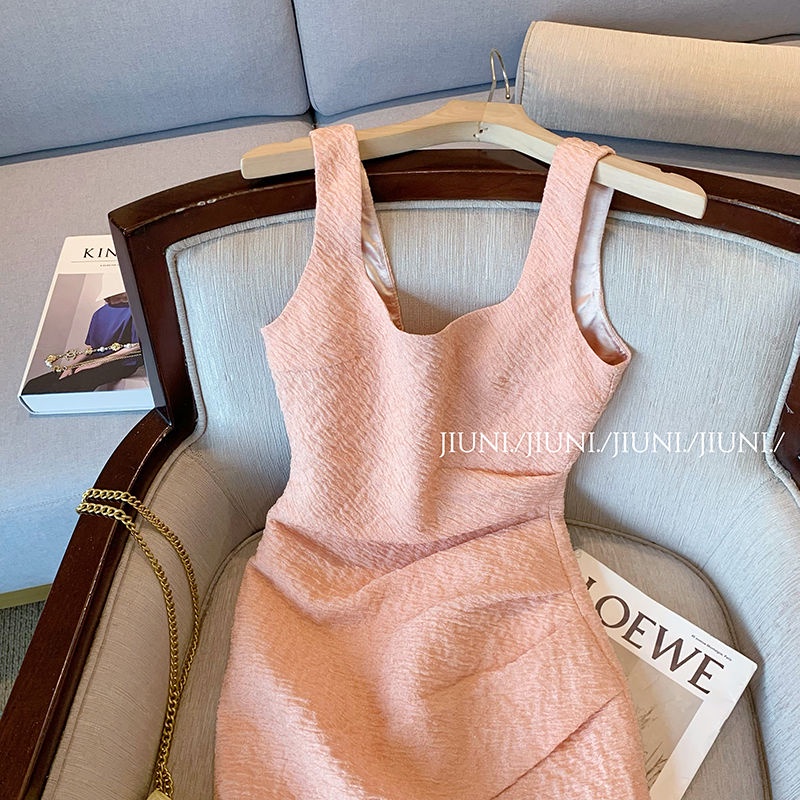 Đầm Hai Dây Phong Cách Pháp Thanh Lịch Thời Trang Mới 2023 Cho Nữ