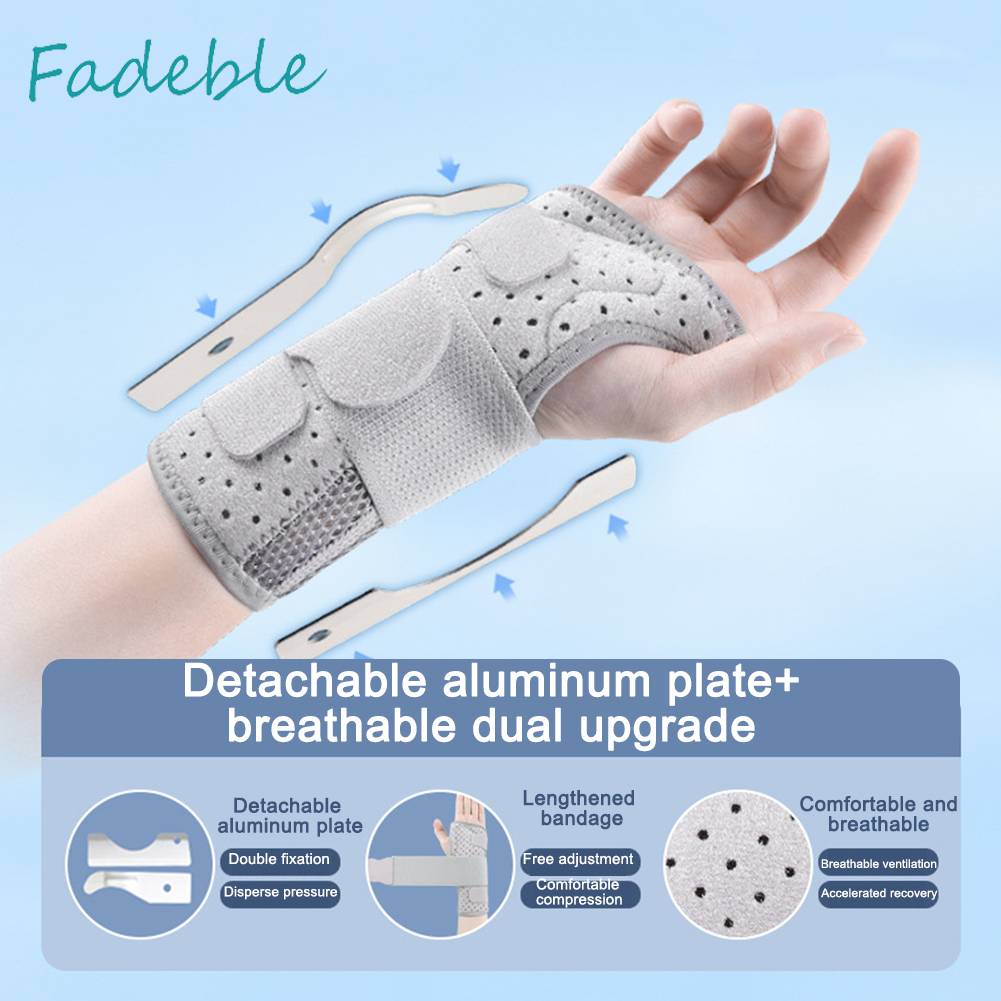 1 Đai Quấn Bảo Vệ Cổ Tay Bằng Nilon Và Nhôm Điều Chỉnh Được Tiện Dụng