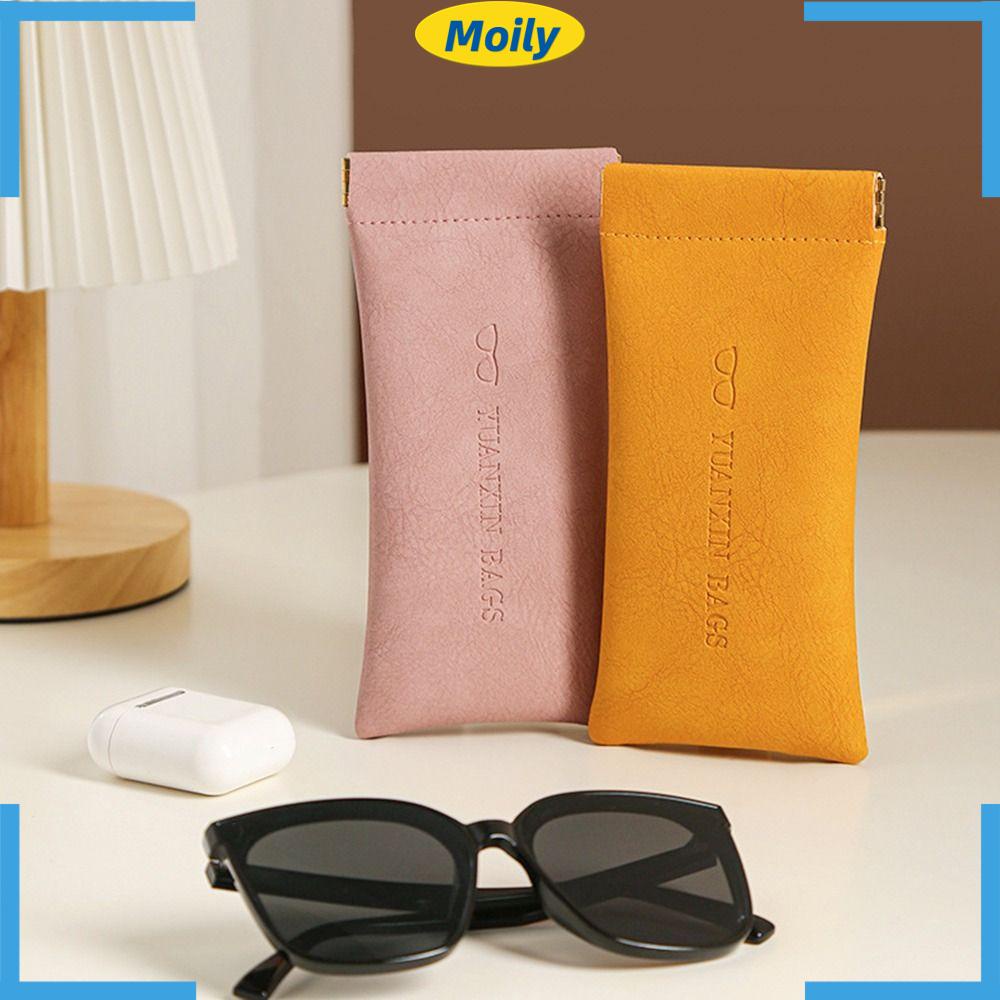 MOILYVN Túi Da Mềm Đựng Mắt Kính Thời Trang