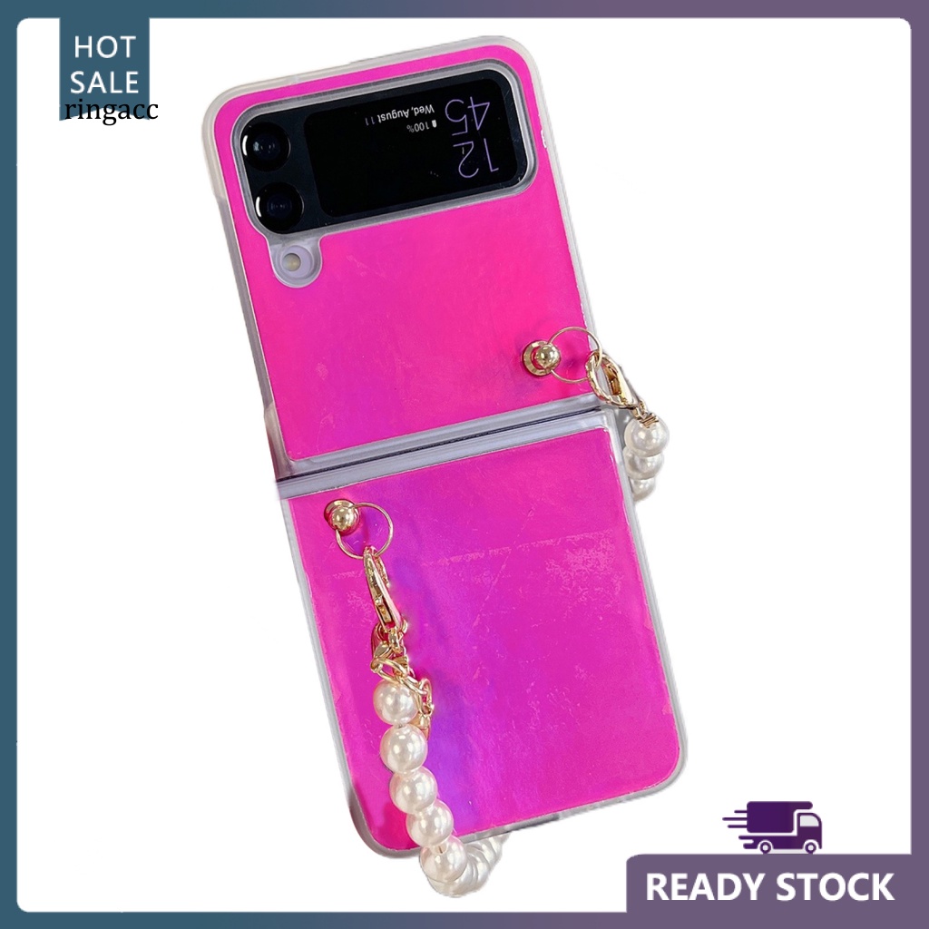 Rga 1 Set Bao Da Điện Thoại Màu Gradient Có Ngăn Đựng Thẻ Dạng Gập Chống Rơi Cho Samsung Galaxy Z Flip4