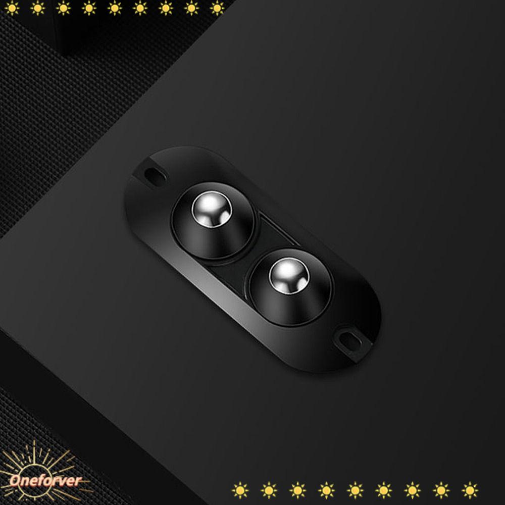 FOREVER Set 4 Bánh Xe Lăn Bằng Thép Không Gỉ Màu Đen Xoay 3600 Kèm 2 Bánh Xe Lăn Dành Cho Thùng Rác