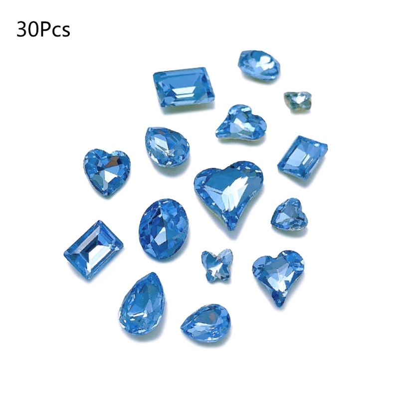 Set 30 Hạt Đá 3D Đính Móng Nghệ Thuật