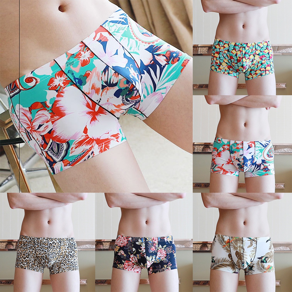 Quần Lót Boxer Nhiều Họa Tiết Thoải Mái Và Thoải Mái Cho Nam