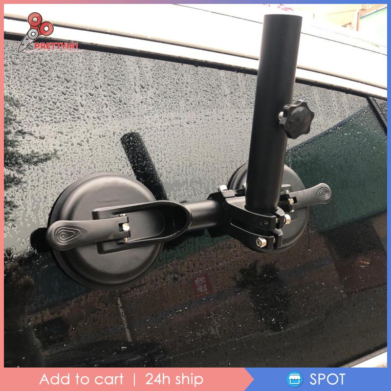 Giá Đỡ Lá Cờ Hai Giác Hút Đôi Thay Thế Chống Mài Mòn Dễ Lắp Đặt Cho Xe Tải SUV