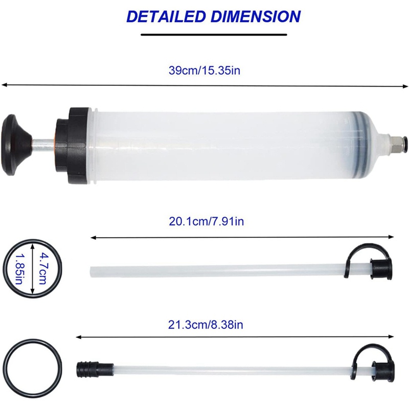 Ống Bơm Dầu 500Cc Bằng Nhựa Chuyên Dụng Cho Xe Hơi