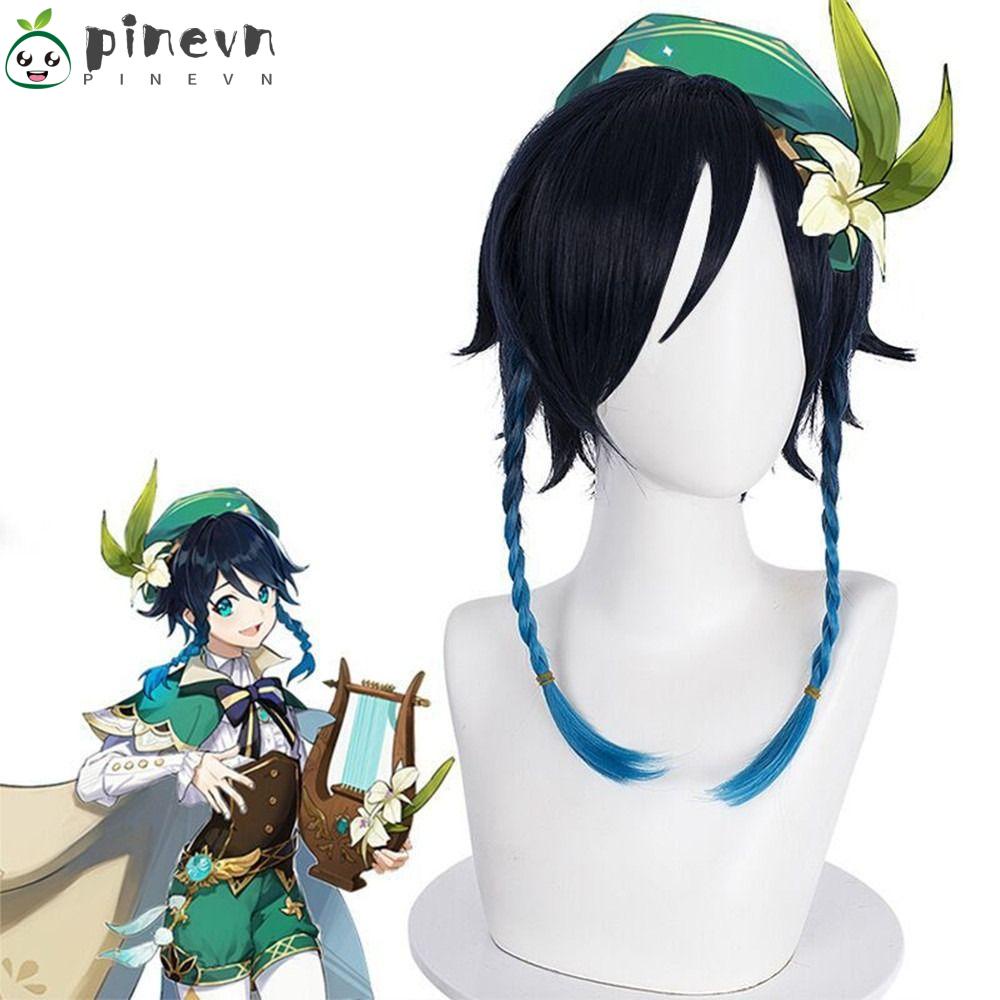 PINEVN Tóc Giả Hóa Trang Nhân Vật Anime Genshin Va Chạm