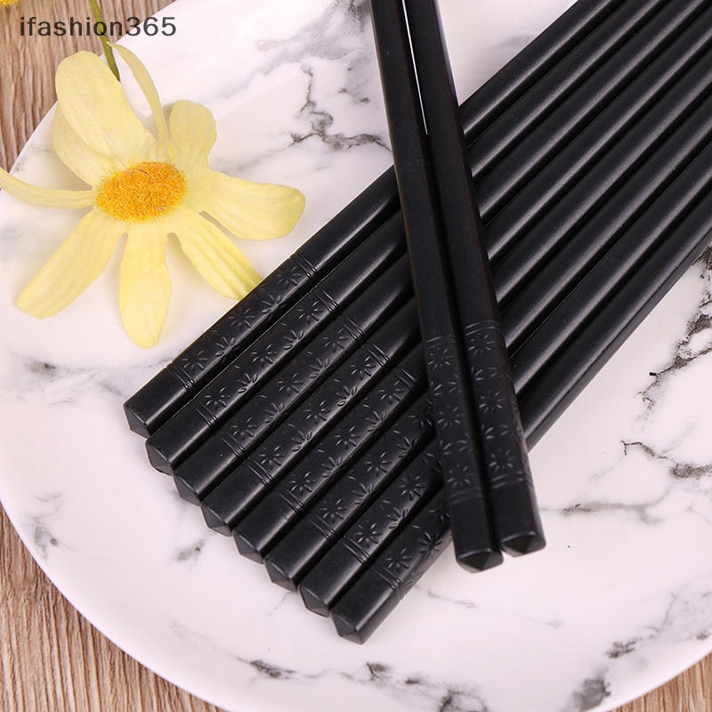 1 Cặp Đũa Hợp Kim Chống Trượt Phong Cách Nhật Bản ifashion365