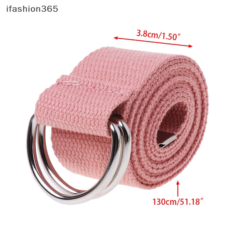 Thắt Lưng Vải Canvas Nylon Khóa Chữ D Đôi Thời Trang ifashion365 Cho Nam Nữ ifashion365 Vn VN