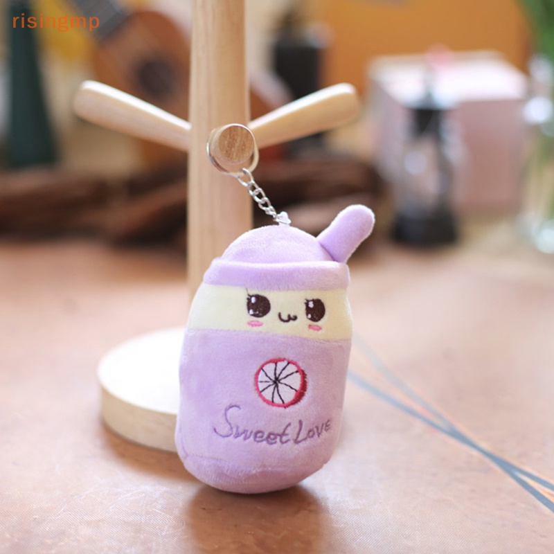 1 Búp Bê Nhồi Bông Hình Ly Trà Sữa Trái Cây Mini Dễ Thương Kích Thước 12cm Kèm Móc Khóa