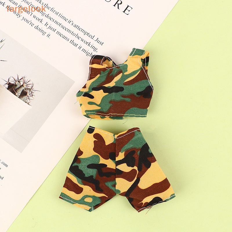 Bộ Đồ Họa Tiết Rằn Ri Cho Búp Bê 30cm