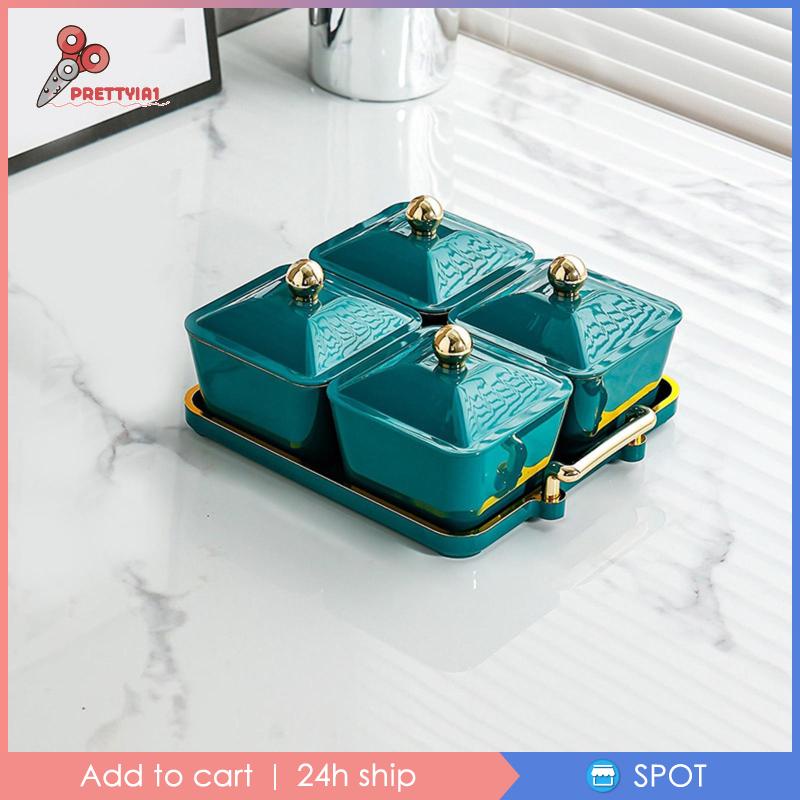 Khay Đựng Trái Cây Khô Kèm Giá Đỡ Tháo Rời Được Tiện Lợi Dành Cho Nhà Bếp