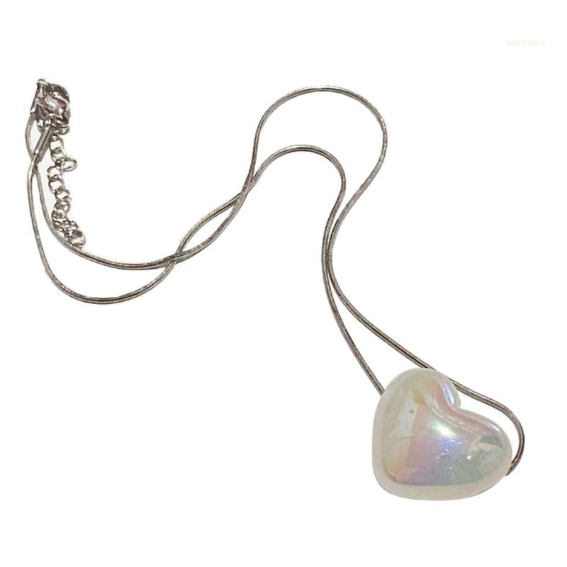 Vòng Cổ Choker Hình Trái Tim Có Thể Điều Chỉnh Kích Cỡ Thời Trang Dành Cho Nữ