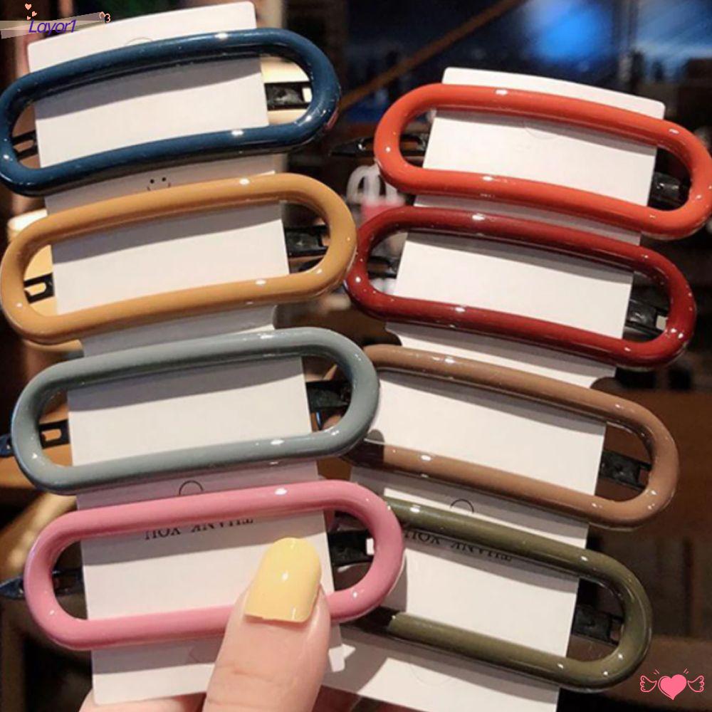 LAYOR1 Kẹp tóc hỗ trợ rửa mặt Càng Cua Không Đường May Đơn Giản Sành Điệu