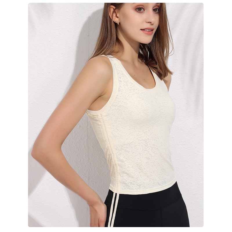 Áo Thun Thể Thao Sát Nách Thoáng Khí Thời Trang Cho Nữ