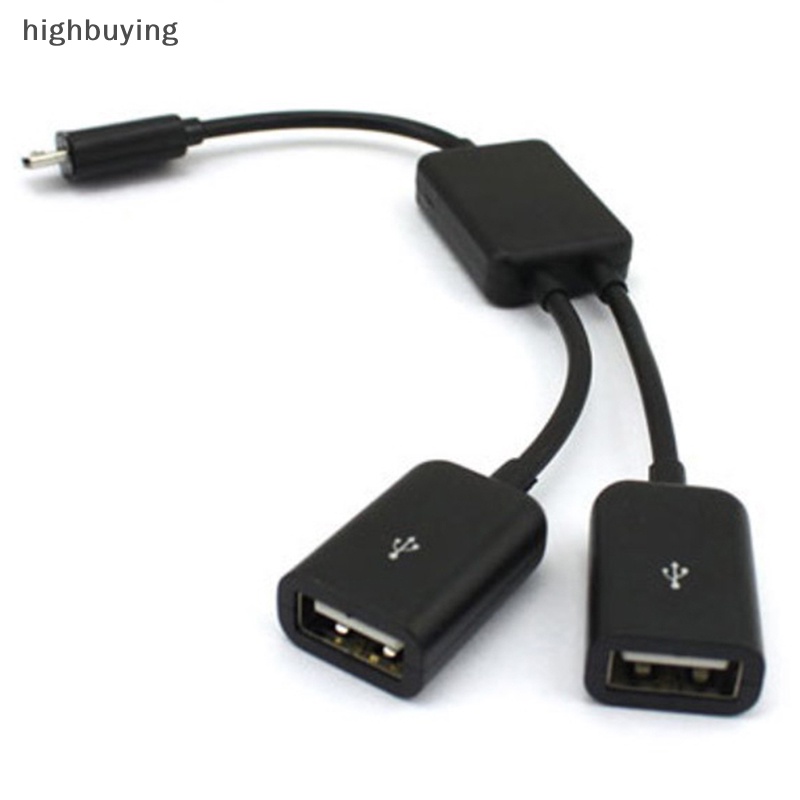 Cáp Chuyển Đổi Hai Cổng Micro USB OTG Cho Máy Tính Bảng PC Và Điện Thoại Thông Minh Mới