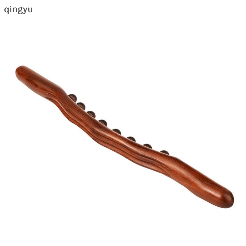 Gậy Mát Xa Gua Sha 8 Hạt Bằng Gỗ Carbon Lưng Cơ Thể