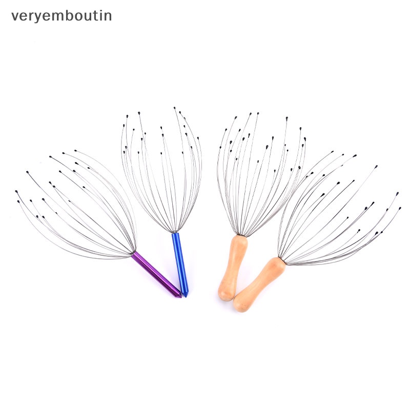 Dụng Cụ Mát Xa Da Đầu Giúp Thư Giãn Sâu Kích Thích Mọc Tóc Và Giảm Căng Thẳng