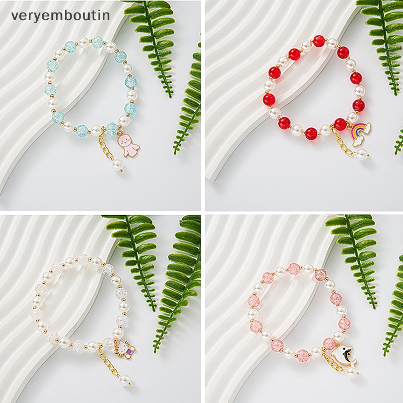 Dây Đeo Điện Thoại Xâu Hạt Pha Lê Màu Macaron Chống Thất Lạc Thời Trang 1 Cái