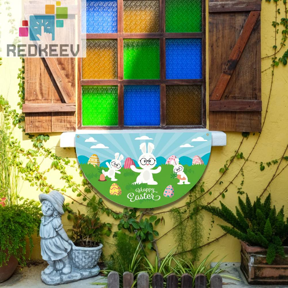 Cờ Trang Trí Hình Thỏ Hoạt Hình Chống Thấm Nước