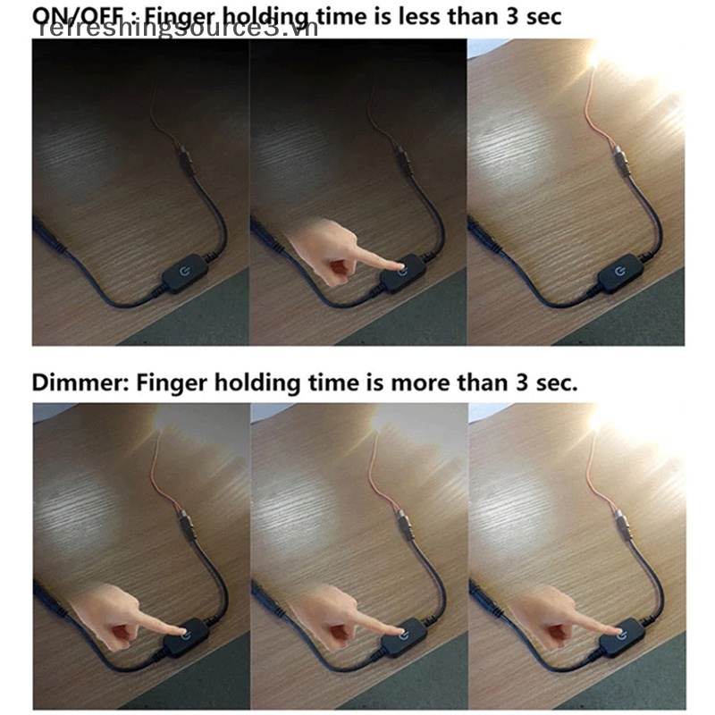 1 Công Tắc Điều Chỉnh Độ Sáng Đèn LED Dải 12V-24V 3.vn