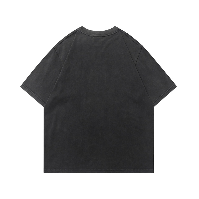 Ba88-new 1917 Miếng Dán Chống Nứt Tai Hình Vương Miện Lúa Mì Áo Thun Ngắn Tay Thiết Kế Giản Dị Thời Trang