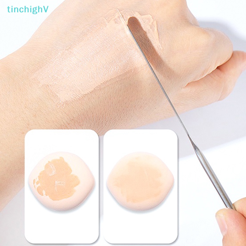 1 Dụng Cụ Trộn Mỹ Phẩm Hai Đầu Bằng Thép Không Gỉ