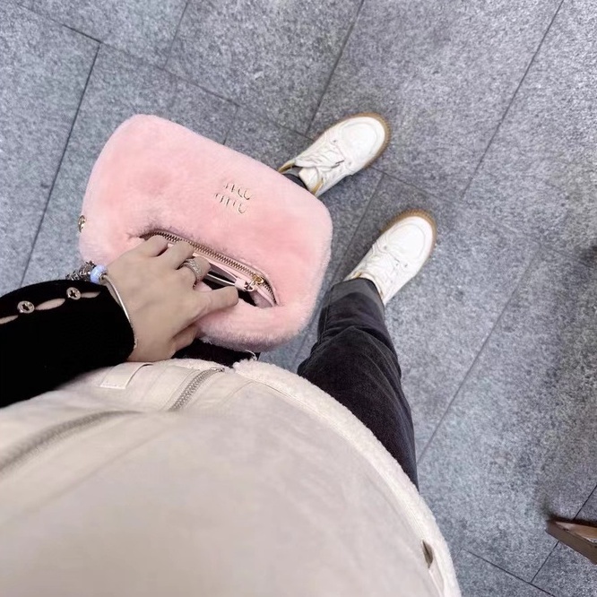 Macaron Túi Xách Lông Nhung Có Hộp mm Đa Năng Thời Trang Mới Cho Nữ777777