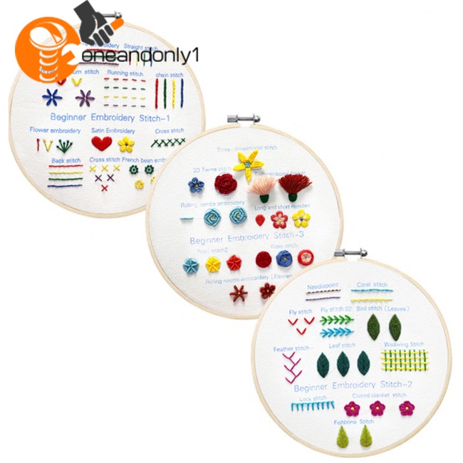 Bộ 3 Dụng Cụ Thêu Tay Chữ Thập Cho Người Mới Bắt Đầu