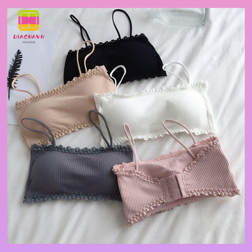 DIACHAVN Áo Ngực Thể Thao Không Gọng Thoáng Khí Có Mút Nâng Ngực Toàn Diện