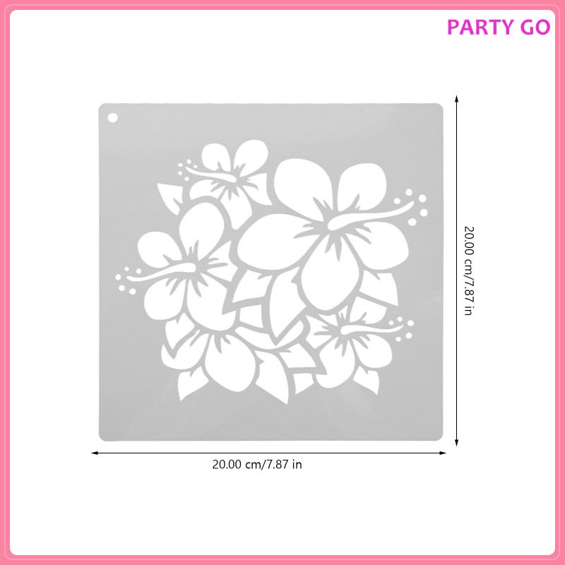 Set 16 Khuôn Tô Màu Hình Hoa Hồng Cho Bé