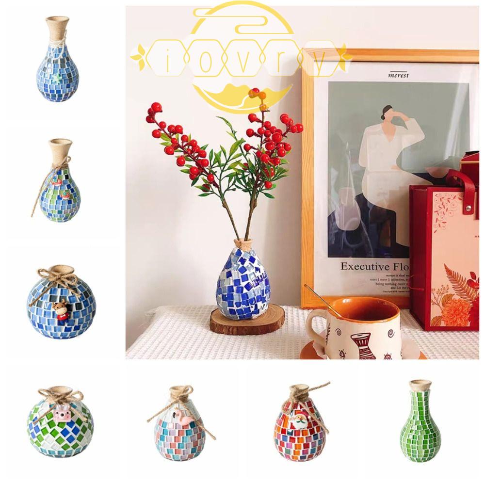 IVORY Bộ Dụng Cụ Trang Trí Bình Hoa Họa Tiết Mosaic Nghệ Thuật Độc Đáo Thân Thiện Với Môi Trường DIY