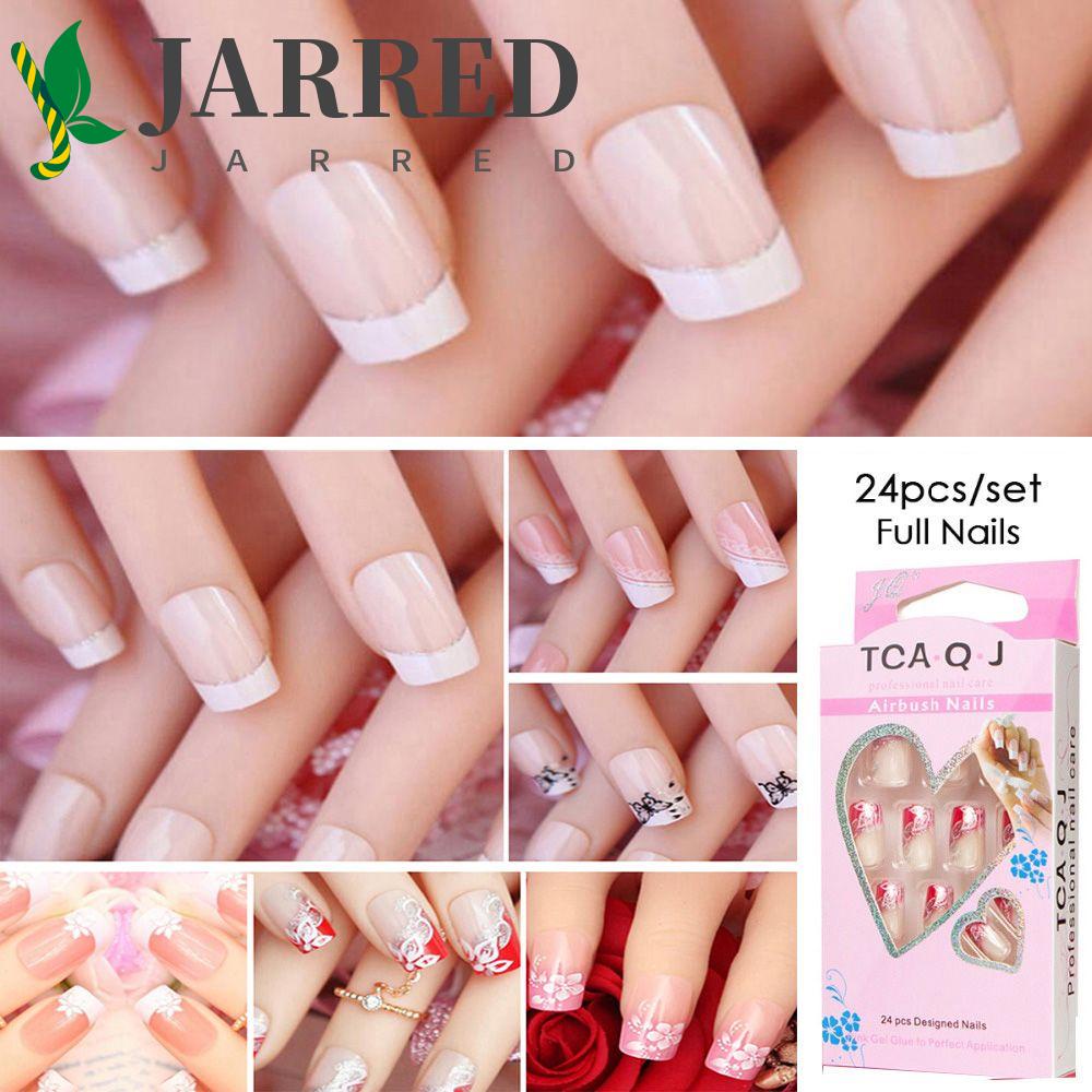 JARRED Móng Tay Giả Bằng Acrylic Thời Trang Cho Salon