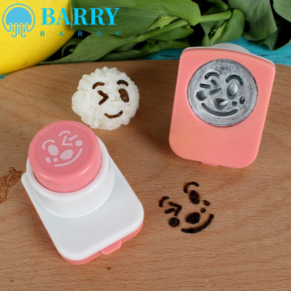 BARRY Dụng Cụ Kẹp Rong Biển / Sushi Hình Mặt Cười Hoạt Hình Đa Năng Siêu Bền