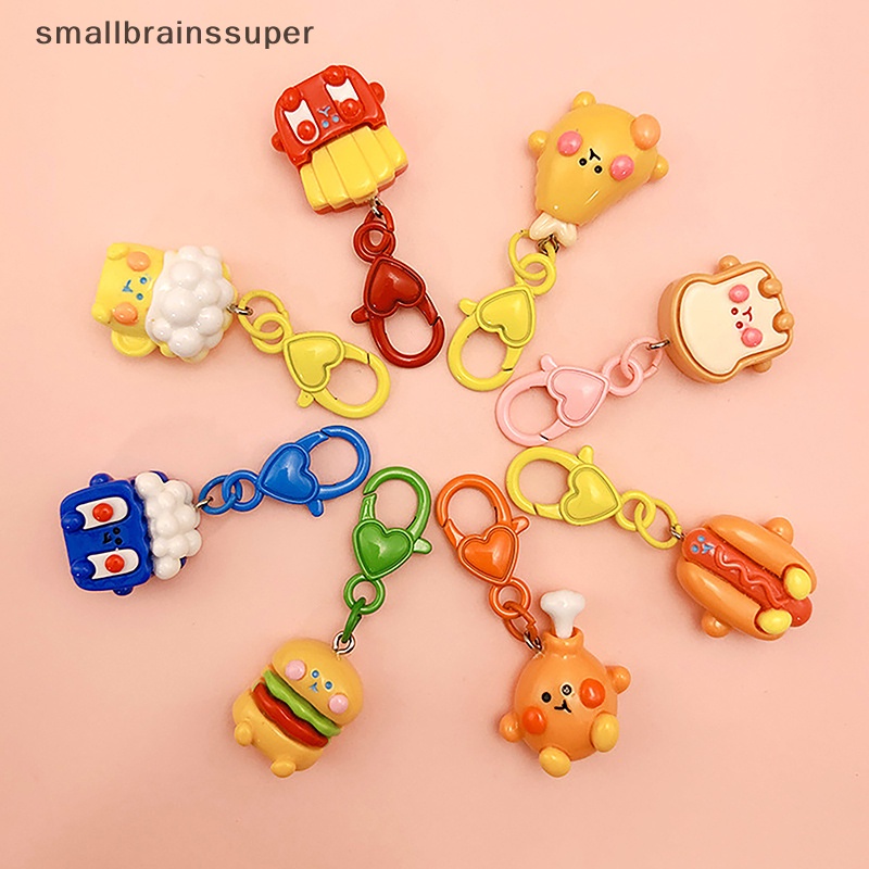 Móc Khóa Hình Đồ Ăn Chiên / Hamburger Ngộ Nghĩnh Dễ Thương